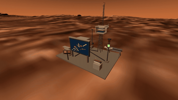 The radiation station's track screen updating with new particle tracks