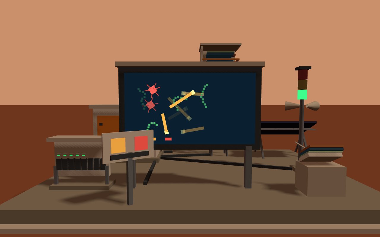 Track screen during a quiet sol, showing sparse electron curls and proton bars