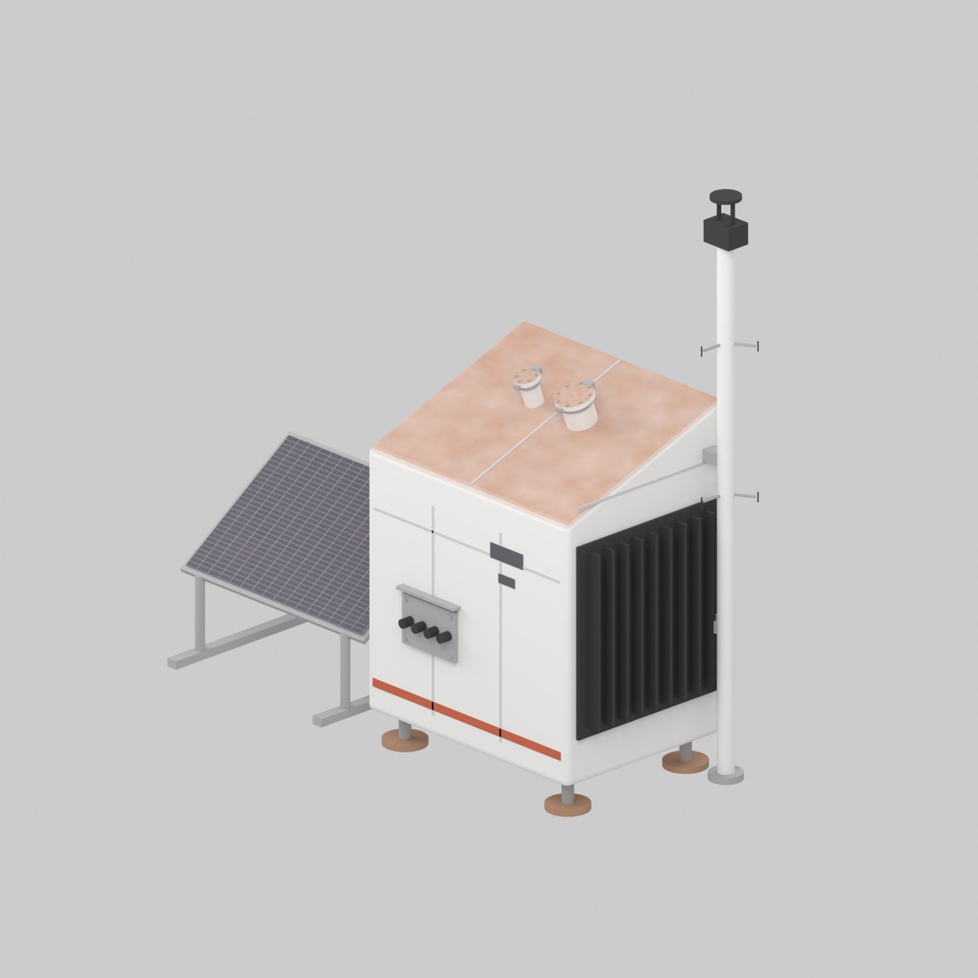 Rendered LiDAR ground station
