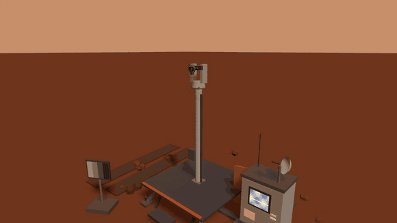 SWIR station with filter wheel turning