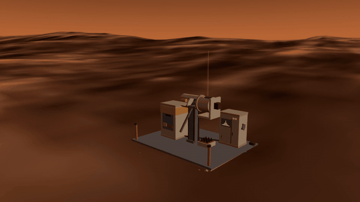 Nodding-mirror radiometer scanning the zenith ladder