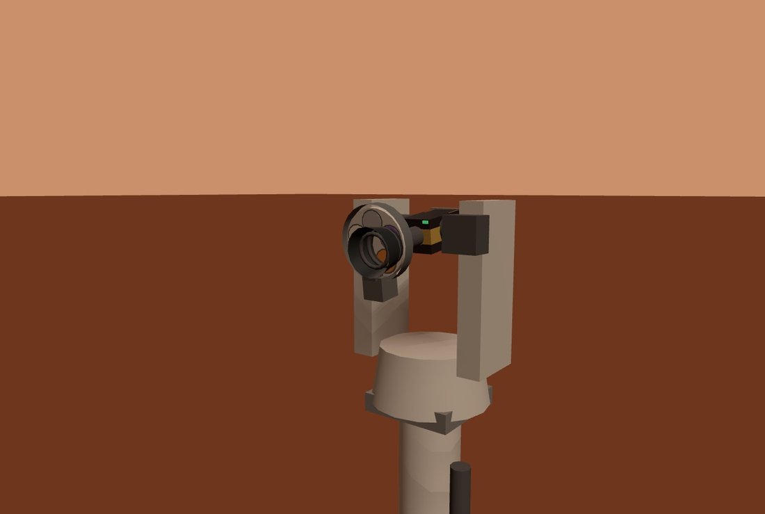 SWIR camera head with the external filter wheel
